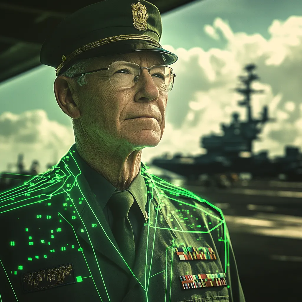 nimitz2 A 5-star general starring off into the distance.