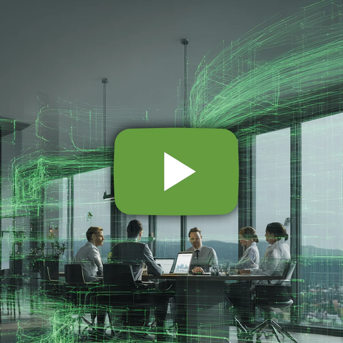 cyberplan Tabletop Exercise with a YouTube play button in green/white.