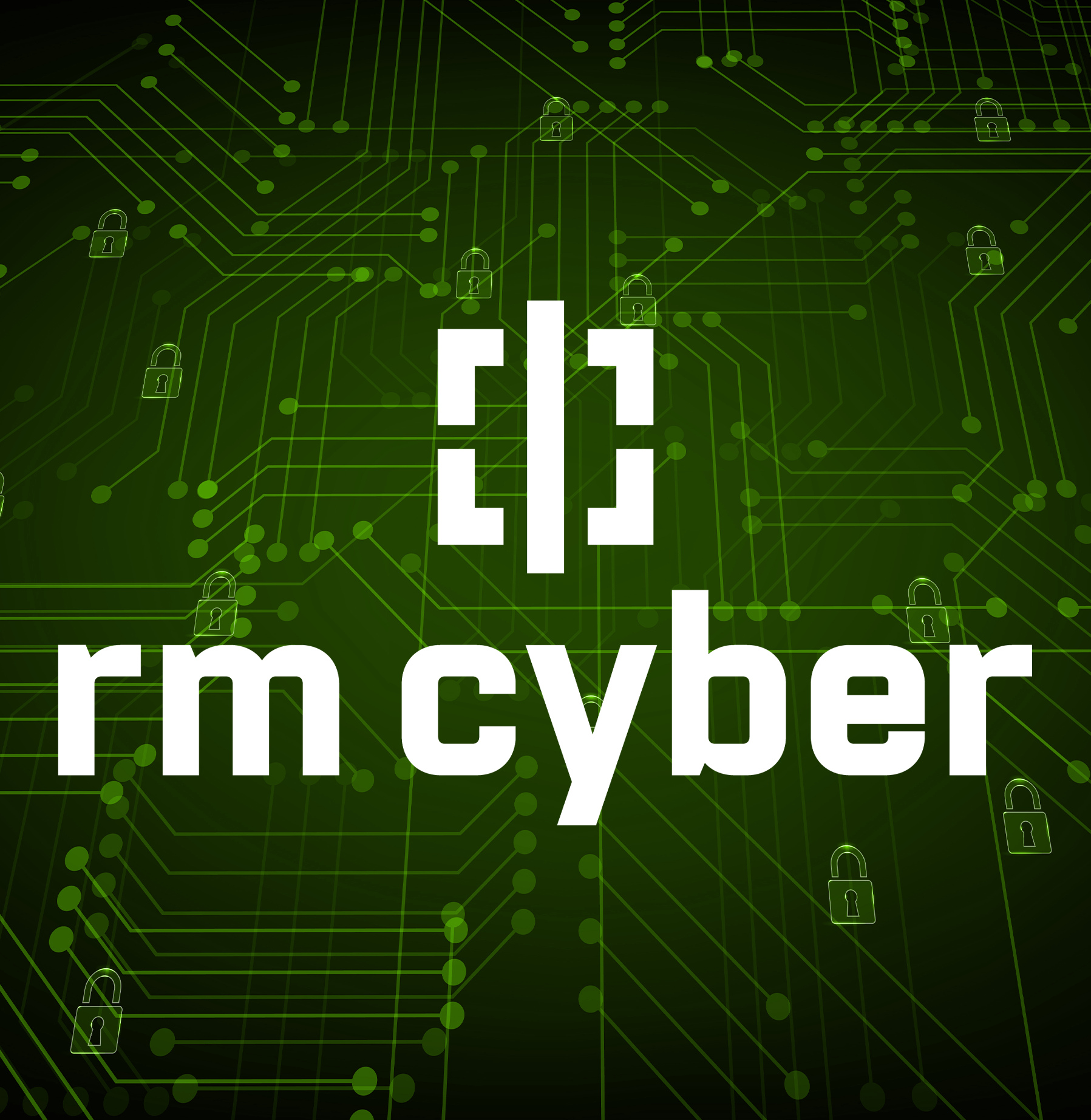RM Cyber blog post feature image placeholder in featuring the RM Cyber logo with a green cyber background.