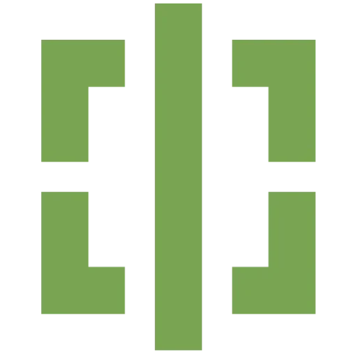 RM Cyber favicon logo in green.